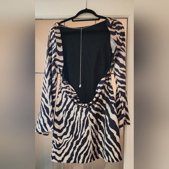 Zebra Print Mini Dress - Picture 5 of 5